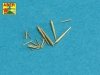Aber 700L-34 Set of Barrels for Narvic classe destroyers type 1936A: 150mm x 5; 37mm x 8; 37mm(M42) x 10; 1/700